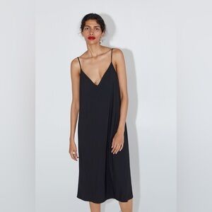 Zara Basics Slip Style Dress
